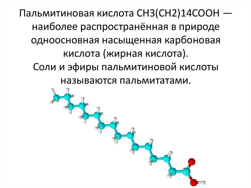 Пальмитиновая кислота кислота формула. Пальмитиновая кислота биологическая роль. Пальмитиновая кислота c15h31cooh. 4) Пальмитиновая кислота. Стеариновая кислота презентация