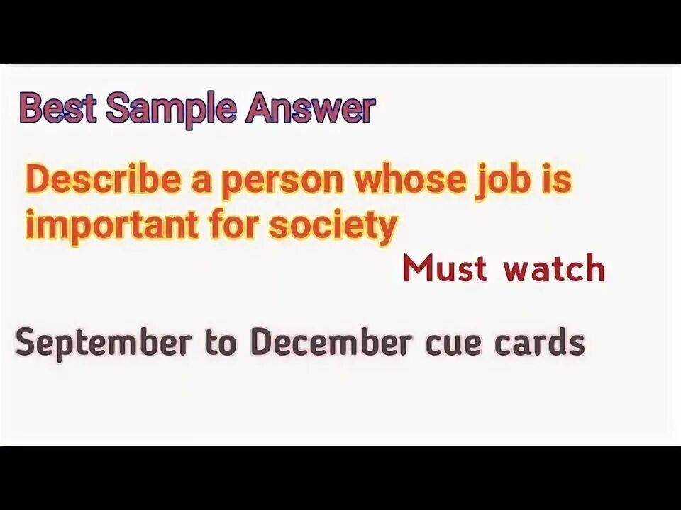A person whose job is. A person whose job is
