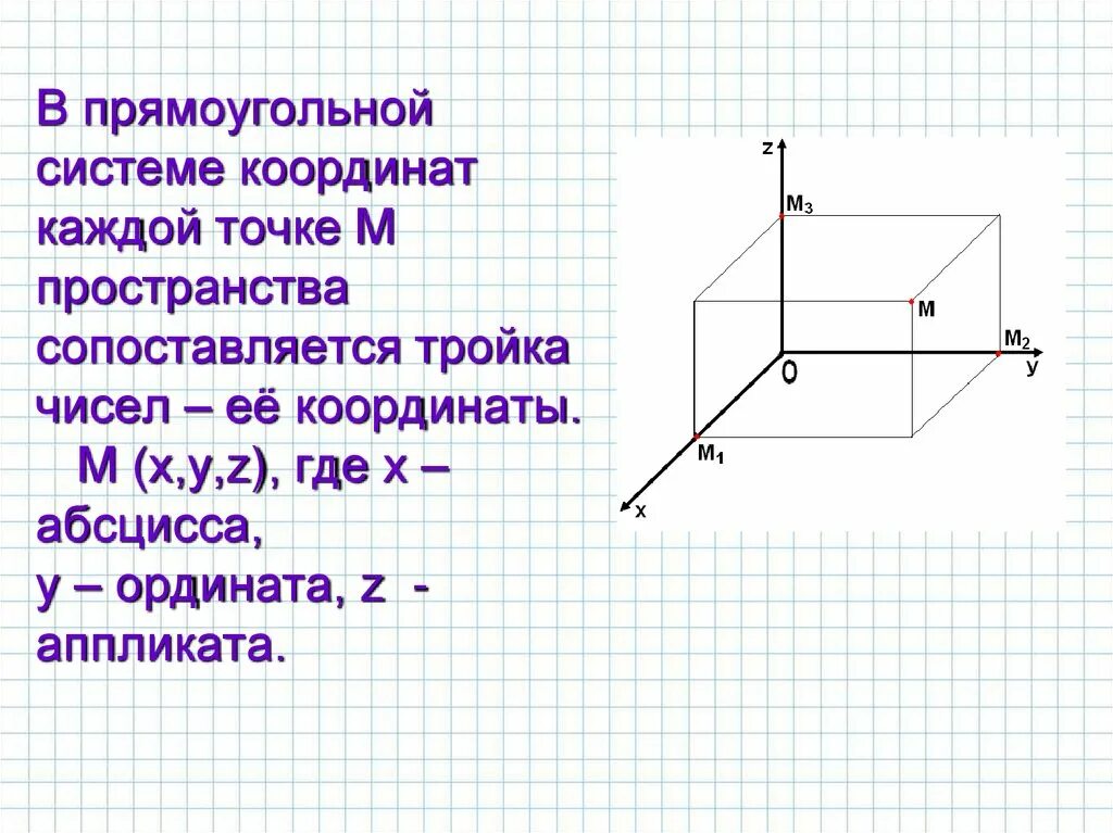 М и точка 7. Пространственная прямоугольная система координат. Прямоугольная система координат в пространстве 11 класс задания. Координаты точки в пространстве. Прямоугольная система координат координаты точки.