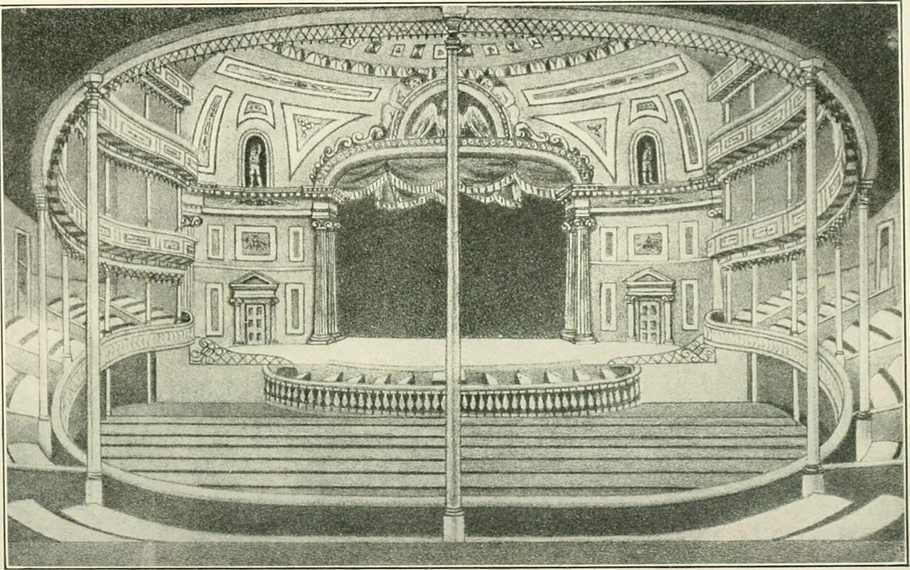 Строение театра. Интерьер театра рисунок. Интерьер театра зеркало. Строение испанского театра. Театр 1 уровень