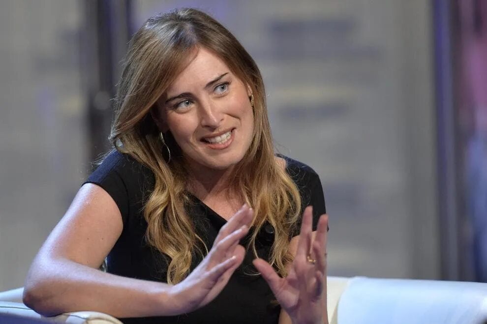 Maria Elena Boschi Legs. Maria elena