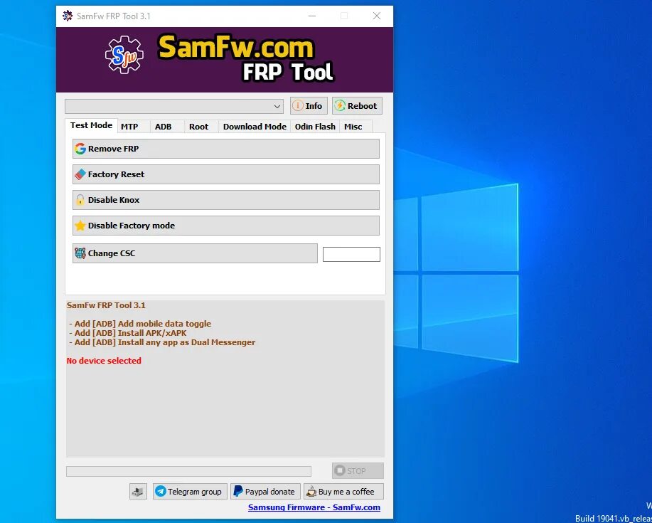 Samfw FRP. Samfw Tool. FRP Tool. Samfw_FRP_Tool_v3.1.