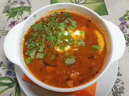 Солянка "Добрая", сборная, мясная.