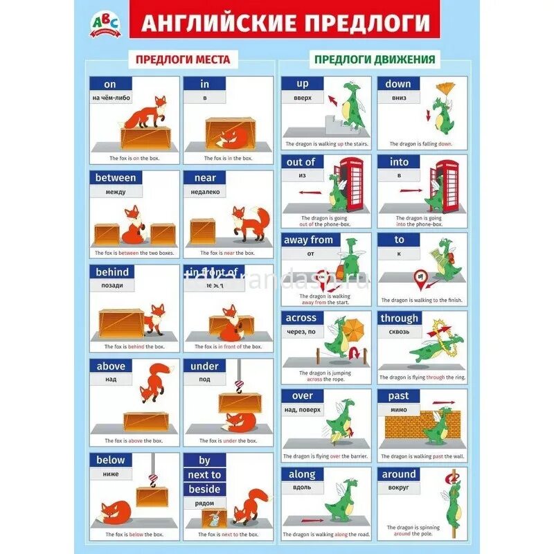 Предлоги движения в английском языке 6. Предлоги движения в английском языке 6