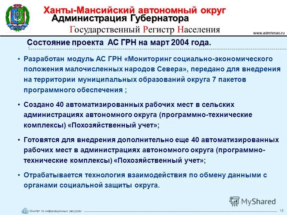 Мониторинг хмао. Мониторинг хмао