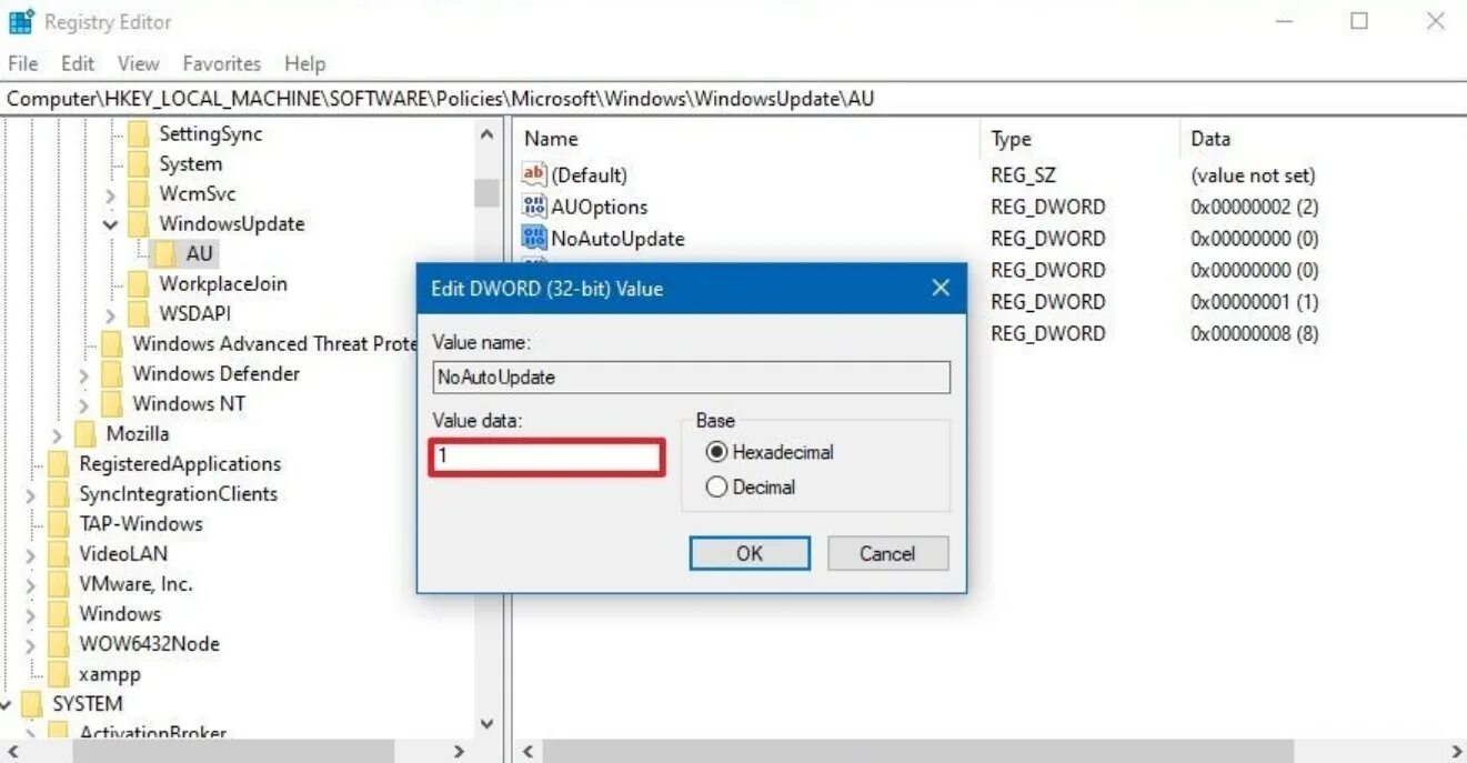 Disable update. Disabled windows update windows 10.