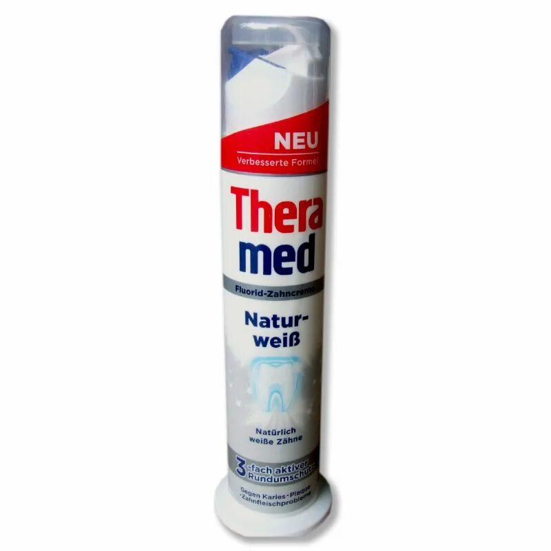 Мерамед зубная паста. Theramed. Терамед. Theramed zahnpasta original spender, 100 ml. Дозатор для зубной пасты.