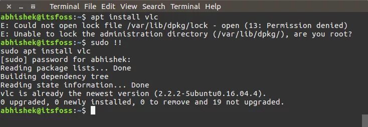 Lock open permission denied