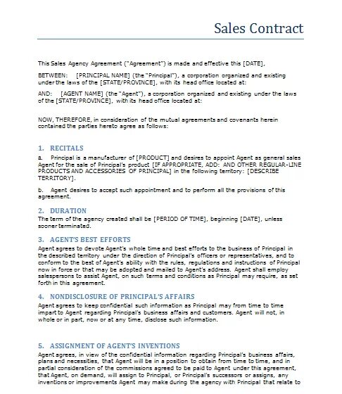 Sales contract. Sales contract example. international sales contract. sales contract sample.