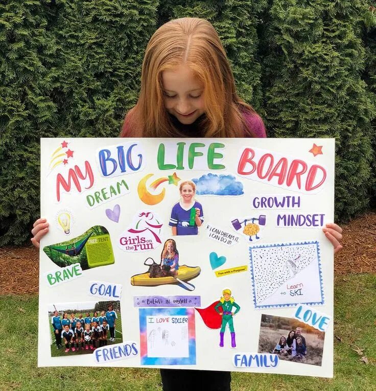 Sample board. Vision board. vision board 2025. vision board ideas. make a vision board.