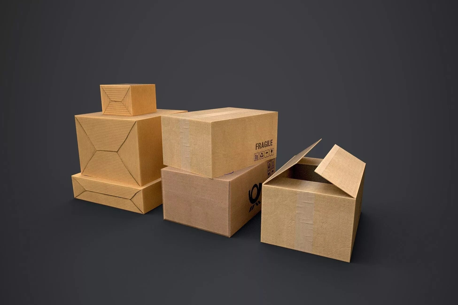 Купить коробку рязань. Коробки. Картонные коробки. Картонная коробка 3d модель. Коробка упаковка.