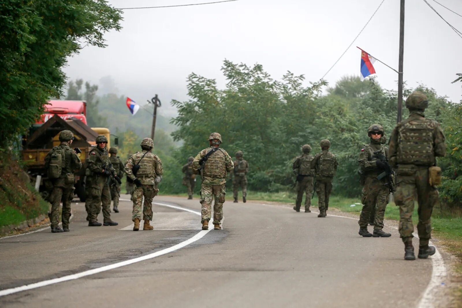 Армия Косово 2022. Сербские анклавы в Косово.