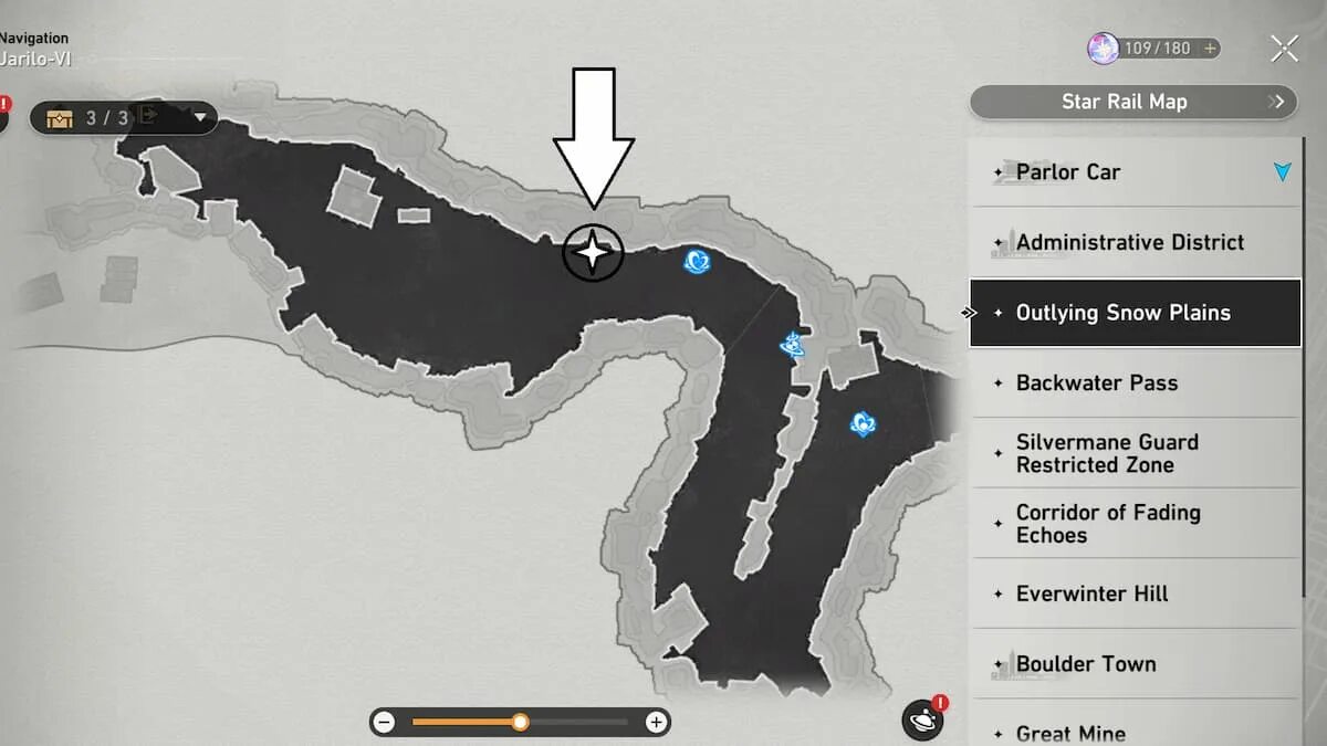 Карта хонкай страррейл. Пригородные снежные поля Хонкай Стар рейл сундуки. Star Rail карта. Star Rail карта сундуков. Honkai Star Rail расположение сундуков.