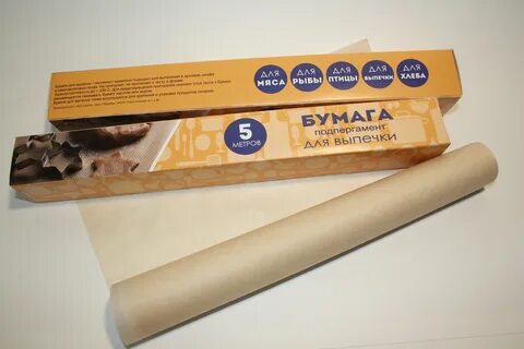 Пергаментная бумага для выпечки маслом смазывают