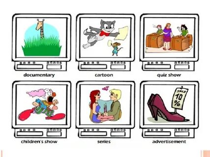 Read about the tv programmes and fill