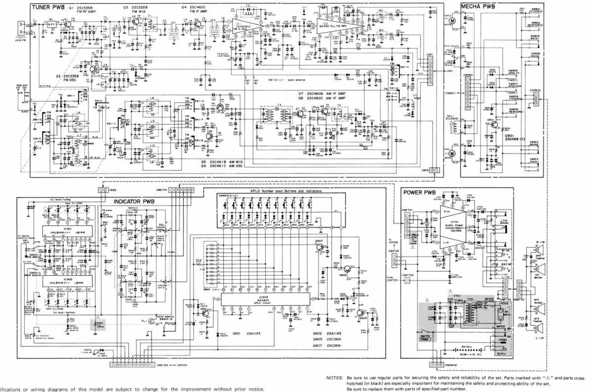 Электрическая принципиальная схема рекордера sharp qt 90w SHARP BP-111 SCHEMATIC Service Manual download, schematics, eeprom, repair info