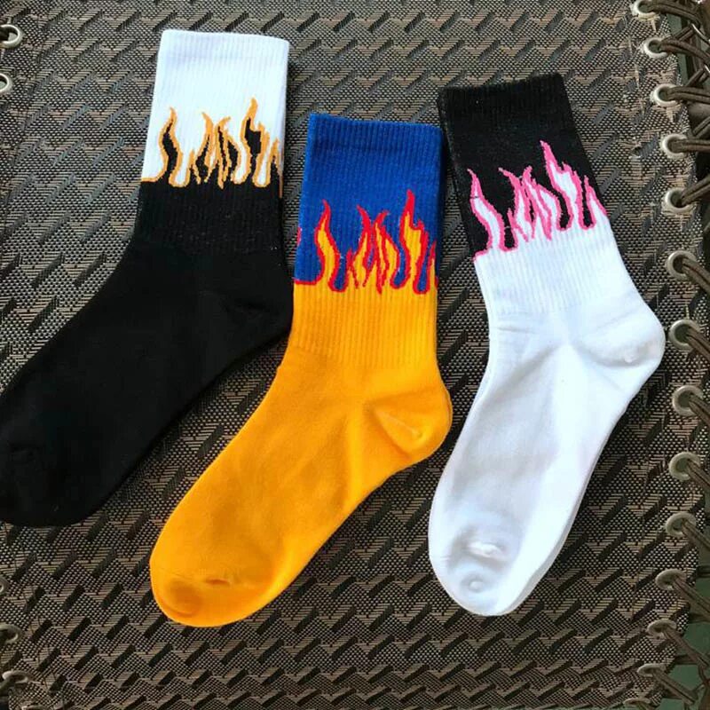 Наски личный. Носки. Модные носки. Носки с огнем. Стильные мужские носки.