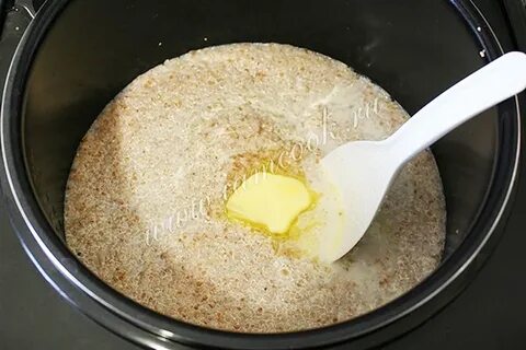 Пшеничная каша на молоке в мультиварке