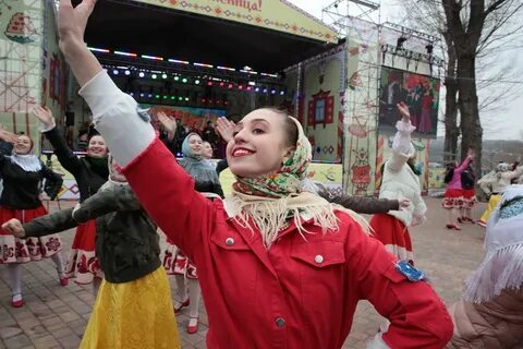 Флешмоб на масленицу