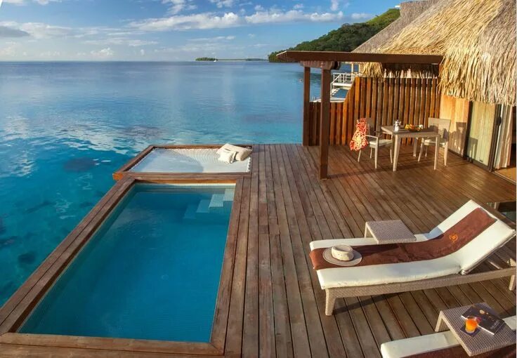 Le Meridien Bora Bora - The Overwater Bungalows Deliver a Gorgeous View of the I