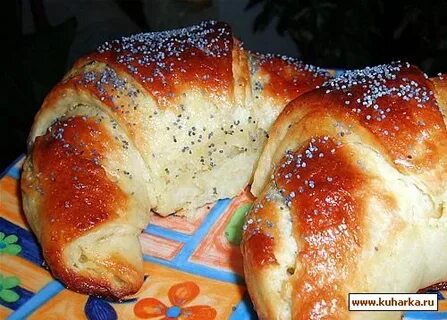Булочка с марципаном рецепт