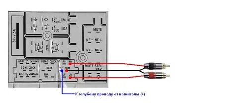 Подключение вместо штатной магнитолы