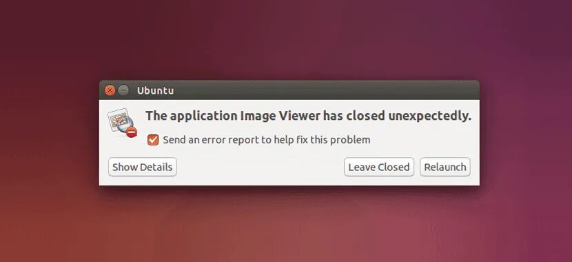 Ошибка убунту. Безопасность Ubuntu. Crash Report Handler. Remote code execution. Closed unexpectedly