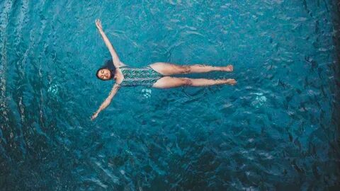 She waters