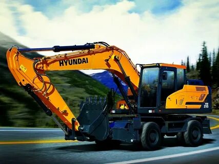 Аренда колесного экскаватора hyundai