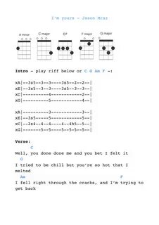 i m yours ukulele strumming pattern - www.klinik-a.ru.