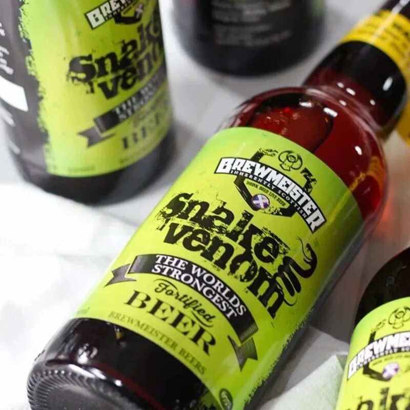 Snake venom beer. Snake venom beer