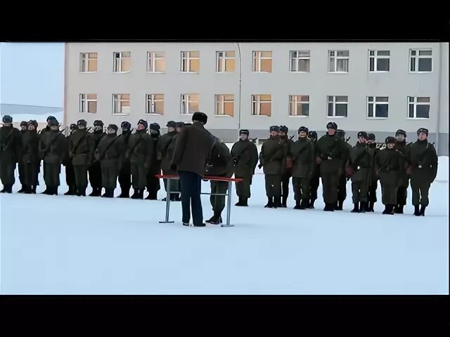 И вот я на плацу