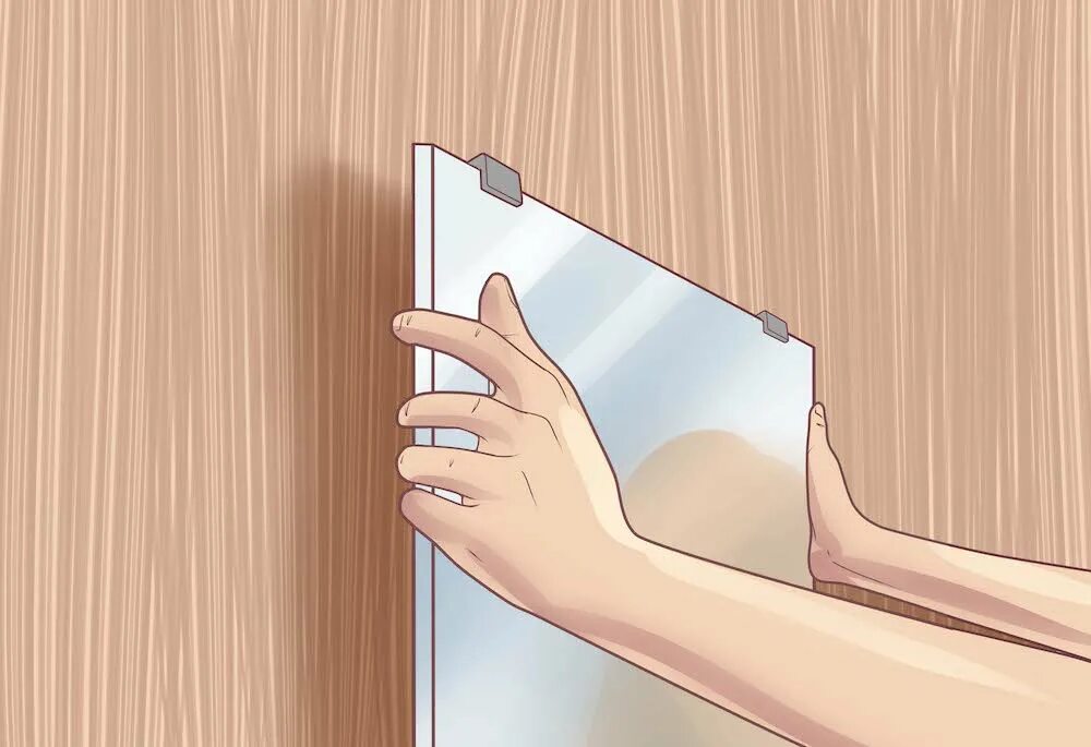 Как повесить зеркало без