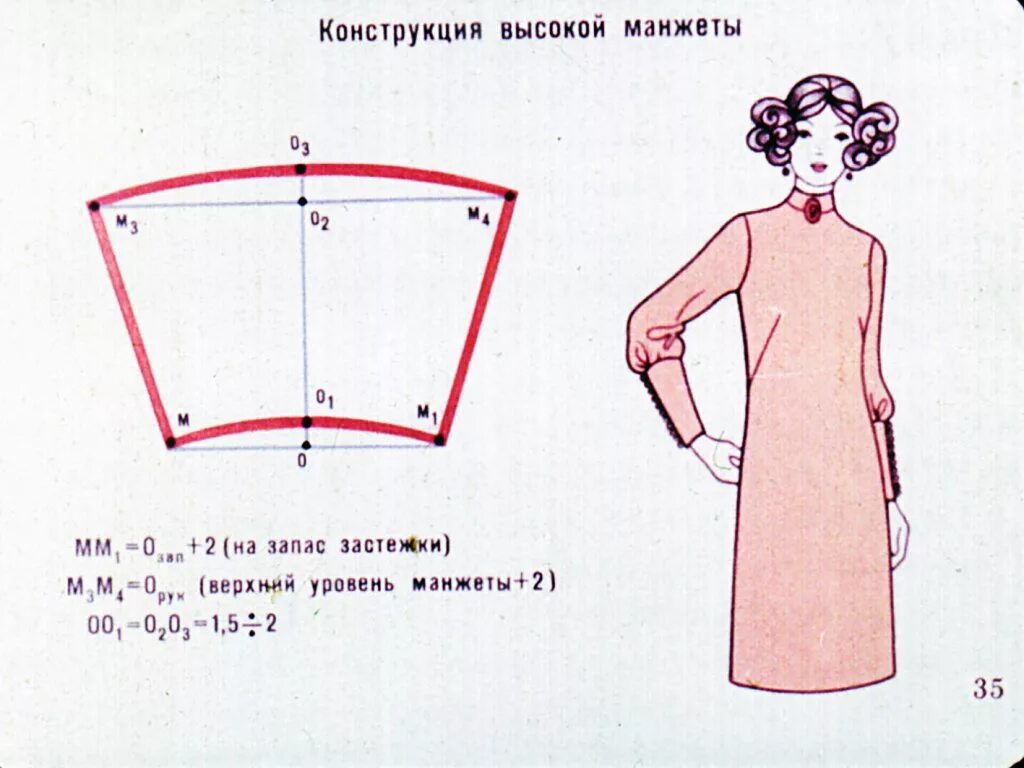 Выкройка манжета рукава Манжета на рукава, модели и выкройки : : Шестьсот советов
