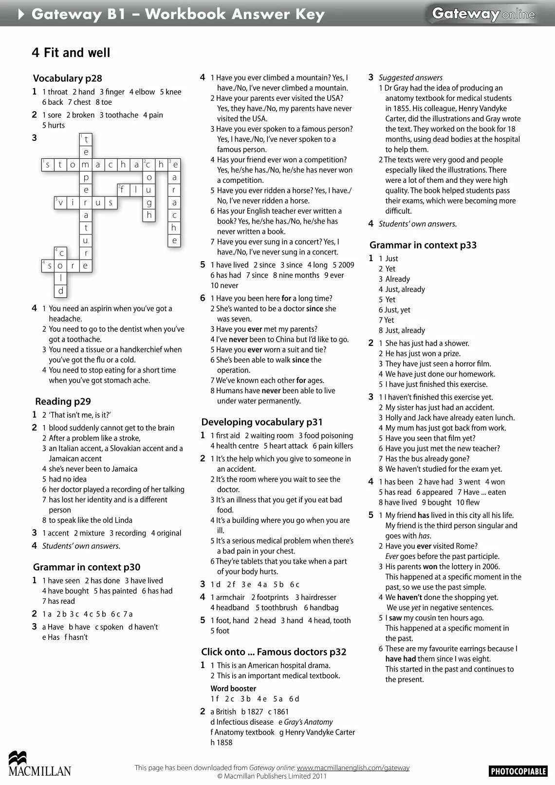 Students book b1 ответы. Gateway Workbook 2nd Edition b1 answers Keys ответы. Gateway b1 Workbook answers Keys 2nd Edition. Gateway b1 Workbook ответы Unit 6. Gateway b1 ответы Unit 6.