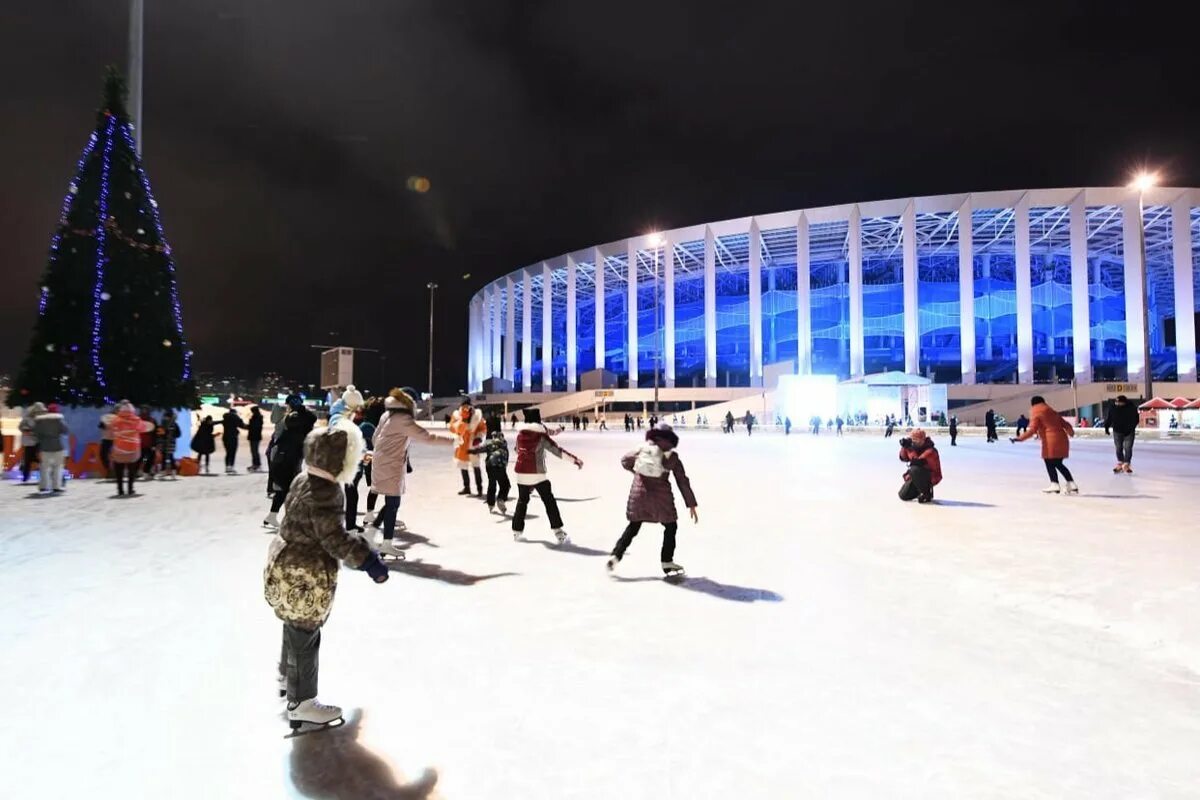 Каток Нижний Новгород. Каток на стадионе Нижний Новгород. Каток Нижний Новгород стадион Нижний Новгород. Каток зимняя сказка Нижний Новгород.