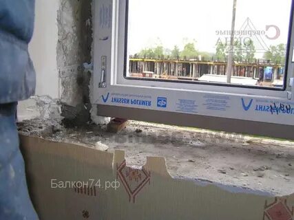 Зазор пластиковых окон