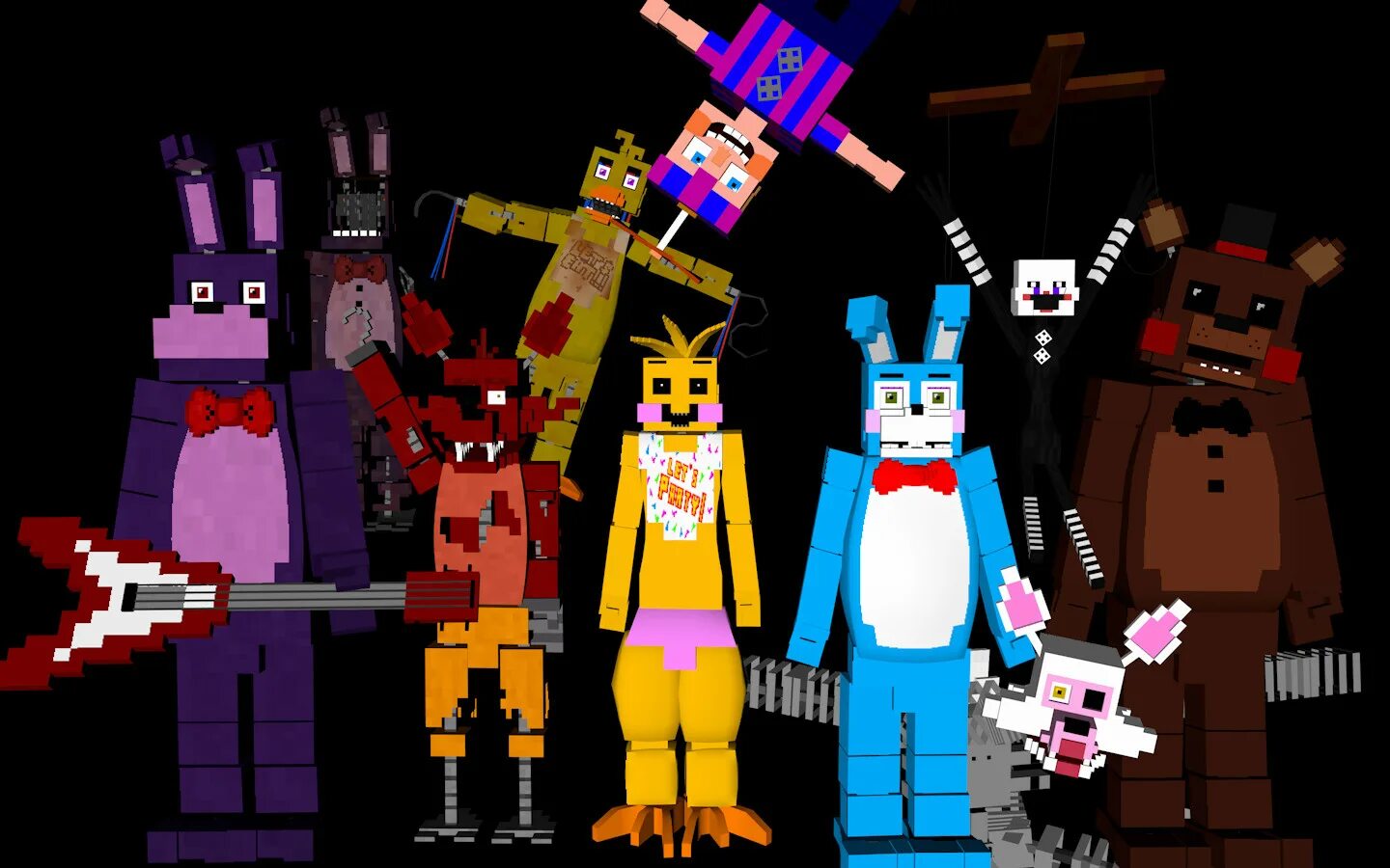 Моды на майнкрафт фнаф 4. ФНАФ 2. ФНАФ 3d. Мод на FNAF. Sundrop FNAF модель.