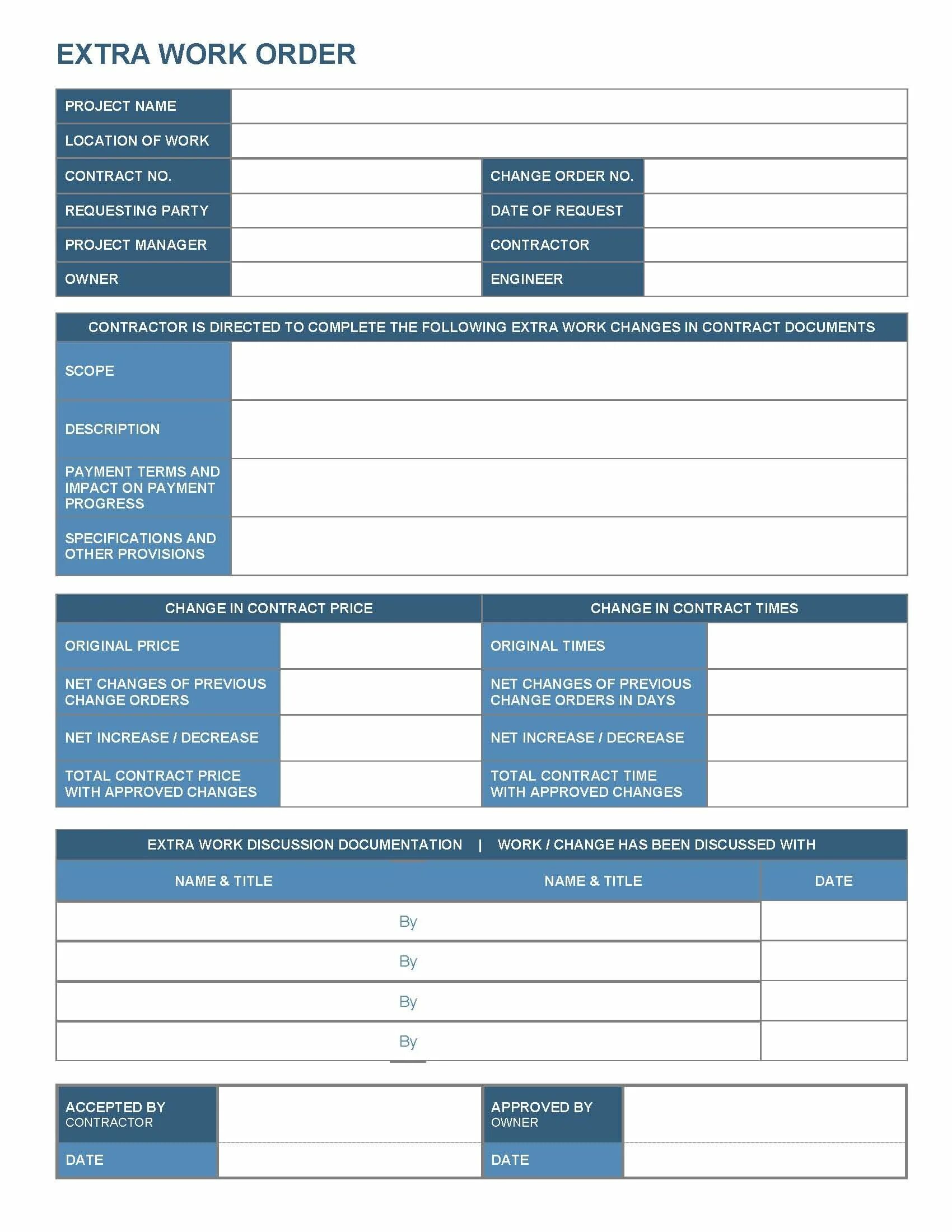 Work order. Engineering change order образец. Work change form документ. Change order в строительстве.