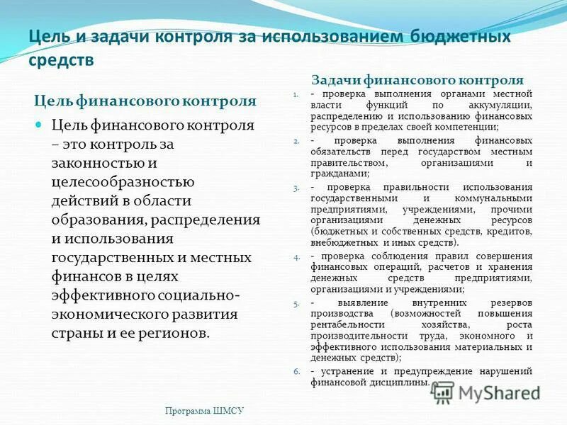 Органы муниципального бюджетного контроля