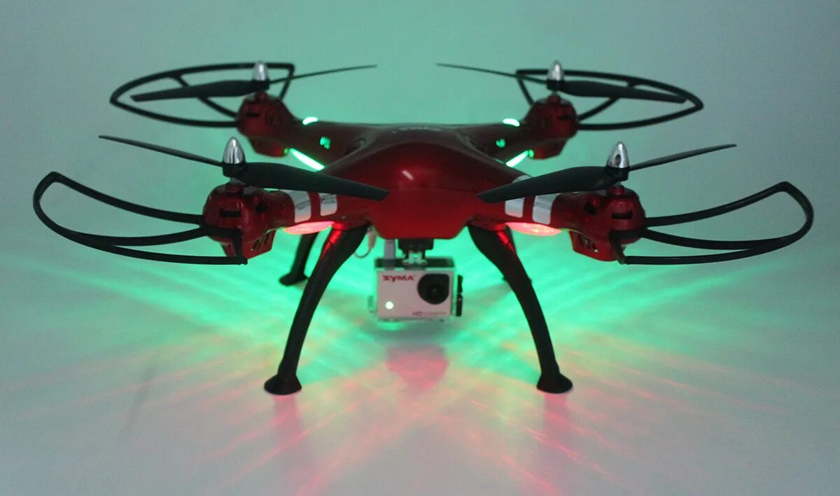 Квадрокоптер syma с камерой fpv. Квадрокоптер syma x8hg красный. дрон syma x8. syma x8hg-22.