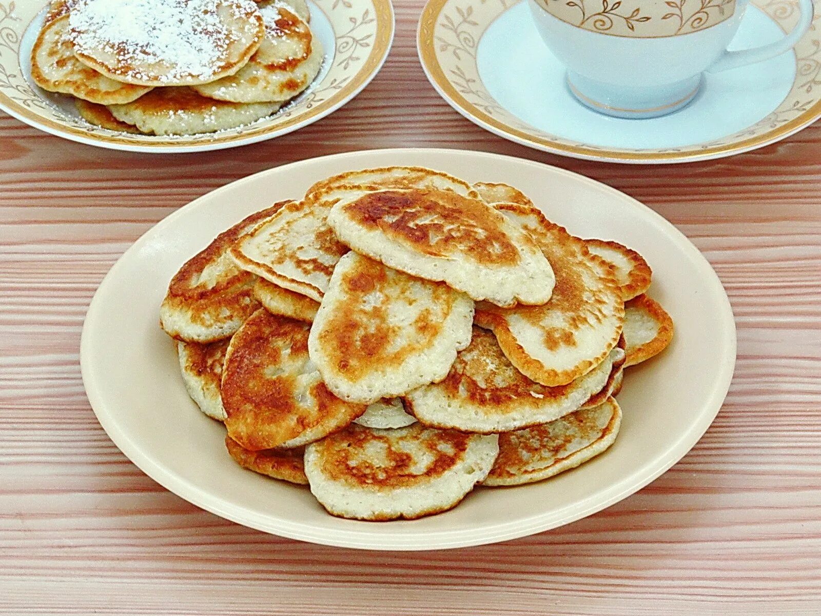 Рецепт оладьев из муки