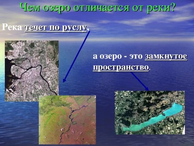 Замкнутое озеро. Различия реки и озера. Река и озеро разница. Сравнить реку и озеро.