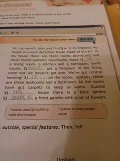 Listen and write the missing words