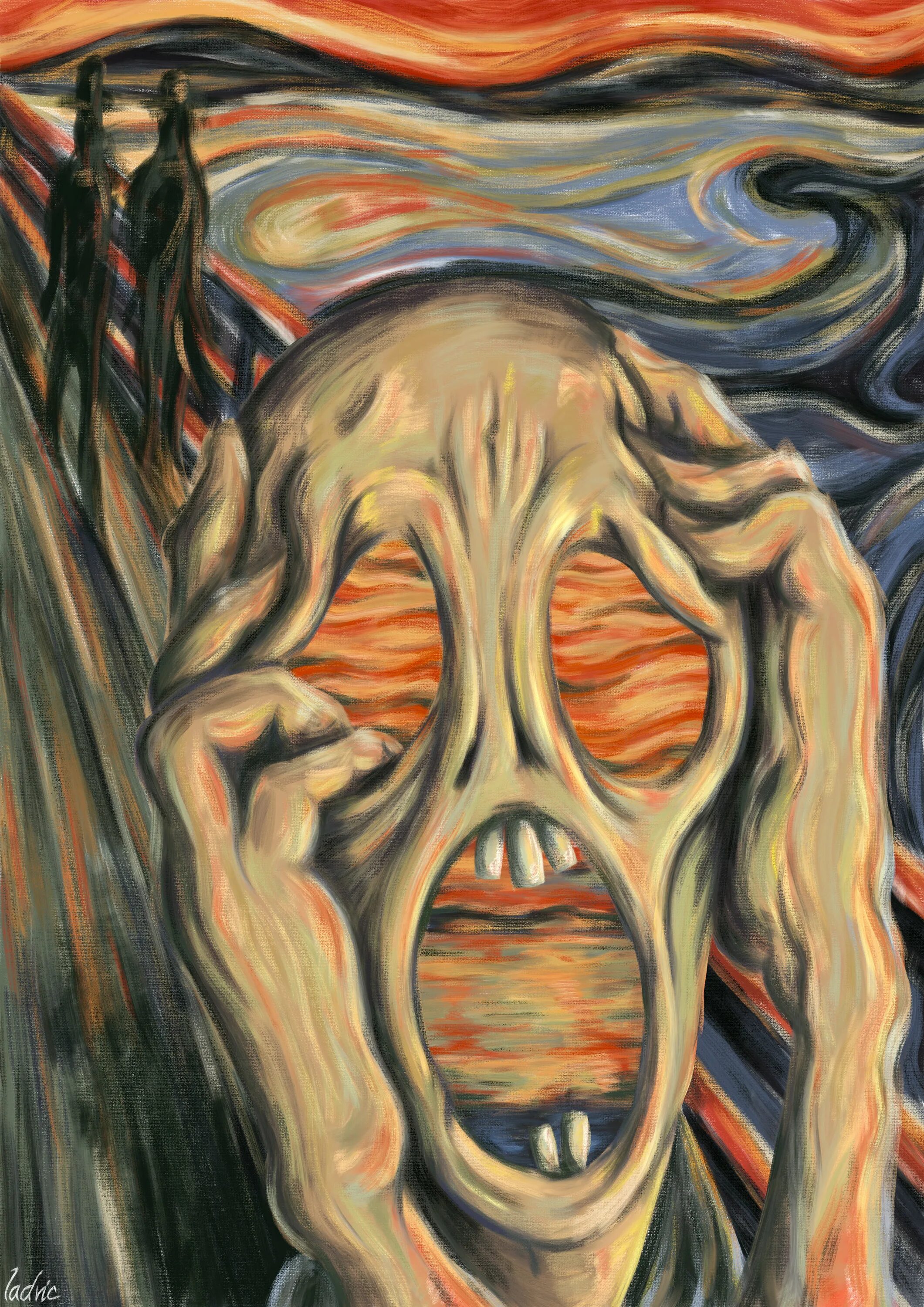 Рисуем страшные картины