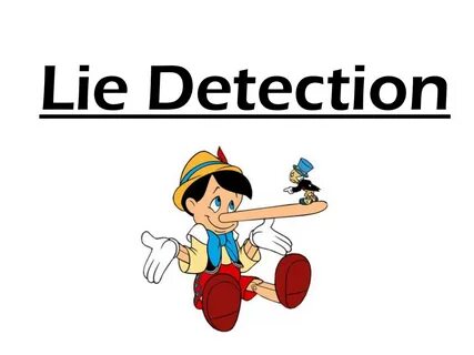 How to lie
