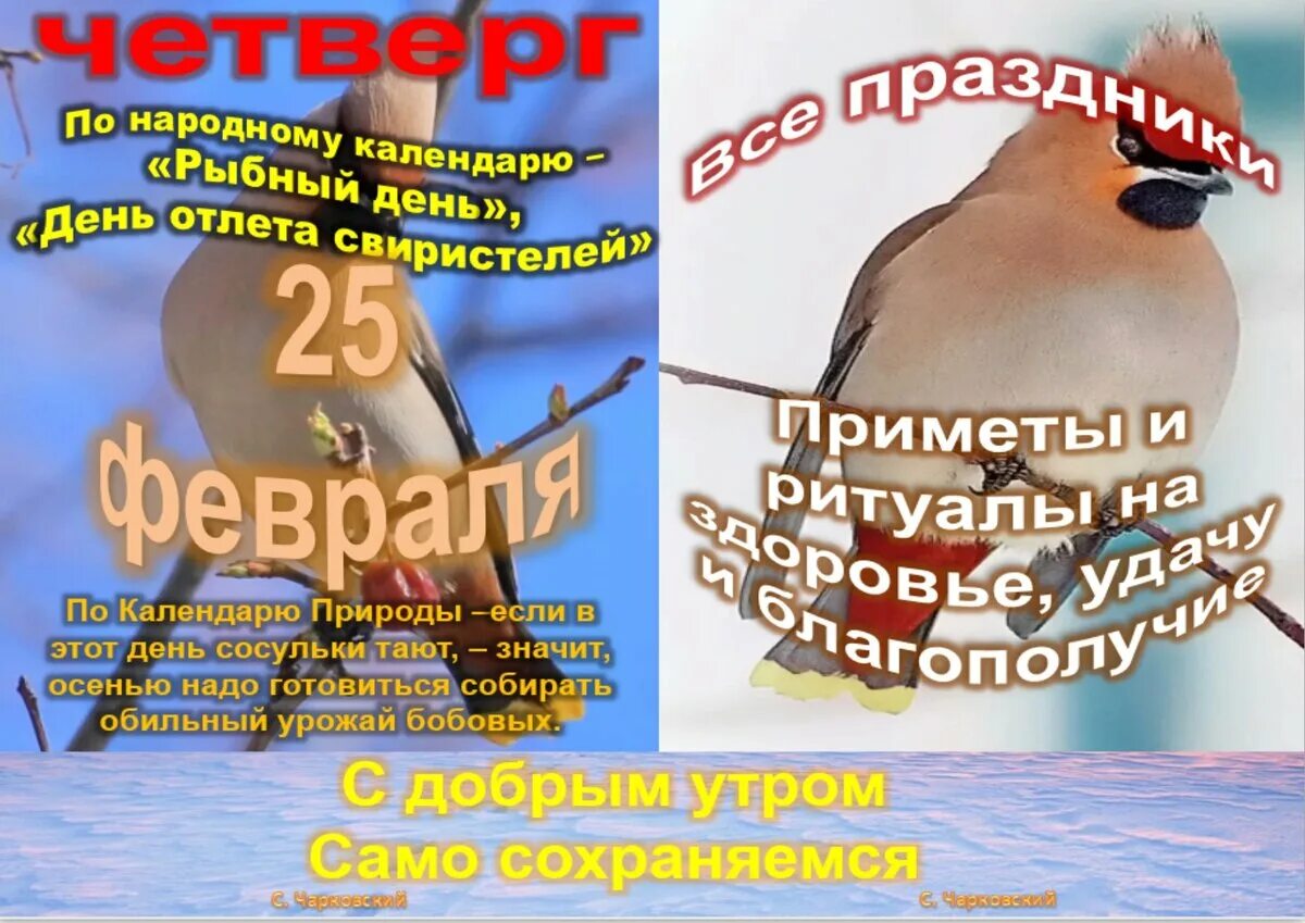 Какие сегодня праздники 9 февраля. 25 Февраля праздник. 25 Февраля народный календарь. 25 Февраля приметы праздник.