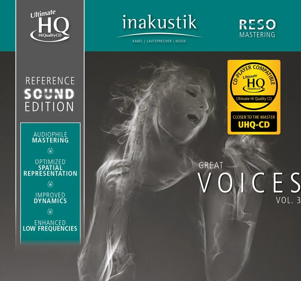 Reference sound. Inakustik cd. in-akustik reference sound edition.. inakustik various - die stereo hortest lp. диск beautiful voices vol 3.