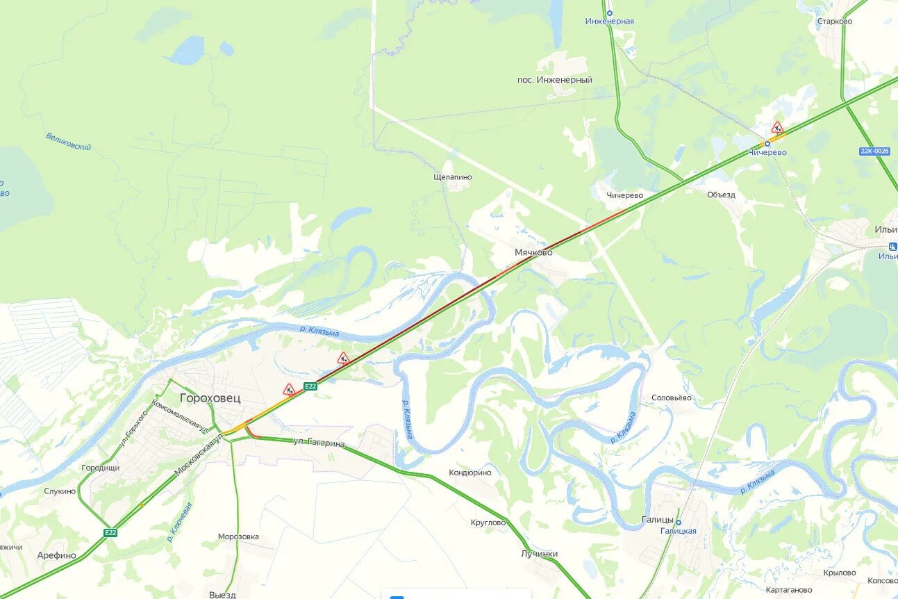Пробки м7 нижний новгород. Пробки Гороховец сейчас трасса м7. Гороховец трасса м7 сейчас. Пробки Гороховец. Гороховец Дзержинск пробки м7.