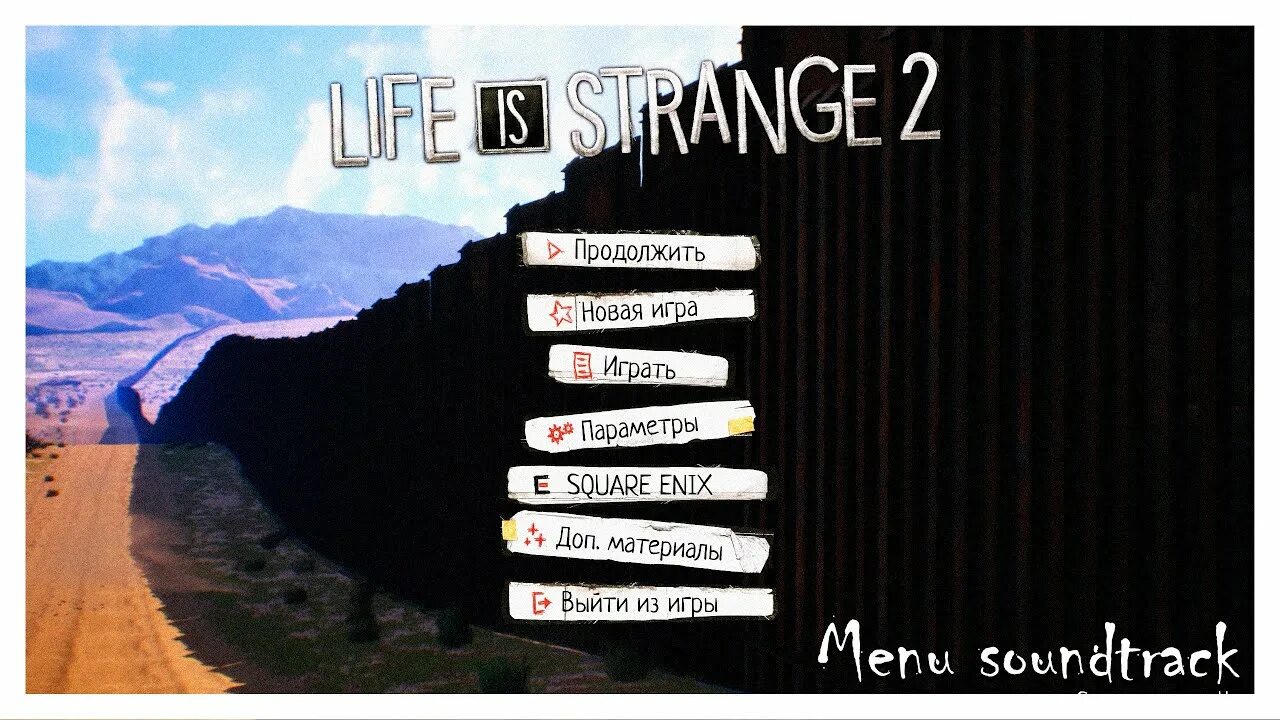 Ost life is. Лайф из Стрэндж меню. Life is Strange главное меню. Life is Strange 2 menu. Обои Life is Strange главное меню.